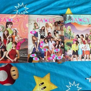 (3) TWICE ALBUMS + (20) photo cards